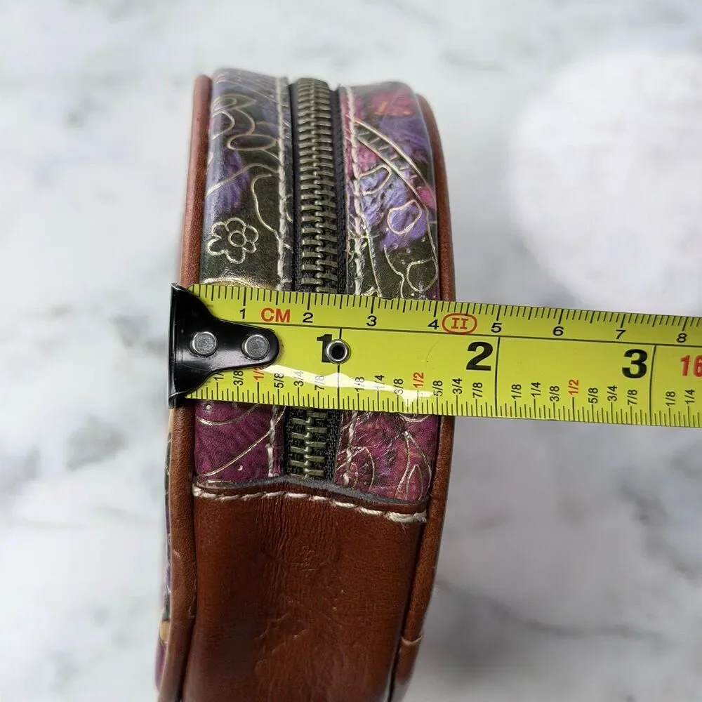 Patricia Nash Diamante Leather Jewelry Case